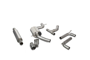 Scorpion cat-back udstødning til VW Golf MK7.5 1.5 TSI – resoneret, set ovenfra