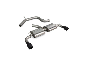 Scorpion cat-back udstødning til VW MK6 Golf GTI – ikke-resoneret, Daytona Ceramic, kit_top