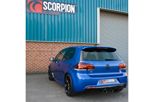 Scorpion cat-back udstødning til VW MK6 Golf R – ikke-resoneret, billede 6