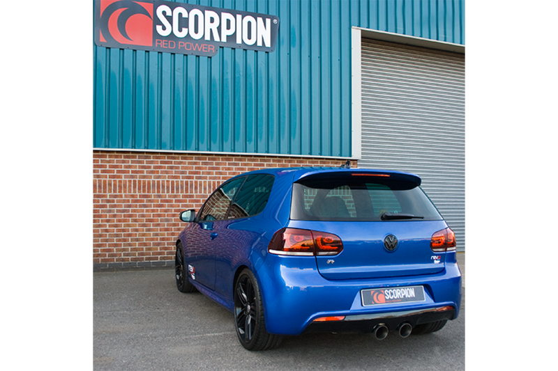 Scorpion cat-back udstødning til VW MK6 Golf R – ikke-resoneret, billede 6