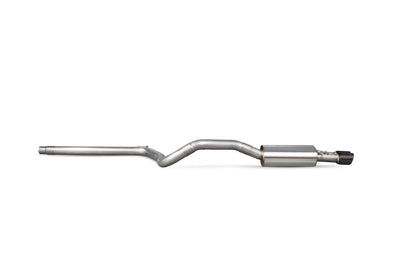 Scorpion cat-back udstødning til VW Polo GTI – ikke-resoneret, Daytona Ceramic, set fra siden