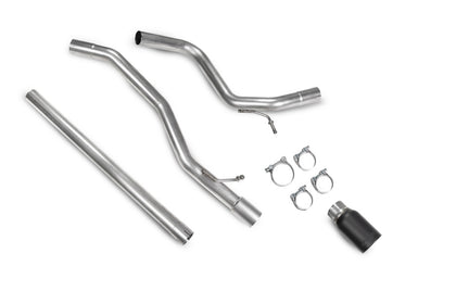 Scorpion GPF-back udstødning til VW UP – ikke-resoneret, Daytona Ceramic, kit_top