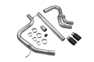 Scorpion cat-back udstødning til VW Golf MK7 GTD – ikke-resoneret, Daytona (Twin), kit_top