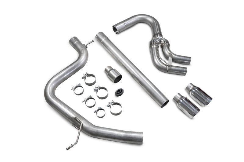 Scorpion cat-back udstødning til VW Golf MK7 GTD – ikke-resoneret, Daytona, kit_top