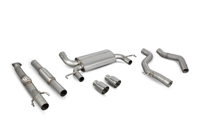 Scorpion cat-back udstødning til Opel Corsa E VXR – resoneret, Daytona (Twin), kit_top