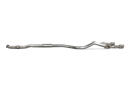 Scorpion cat-back udstødning til Opel Corsa E VXR – resoneret, Daytona (Twin), set fra siden