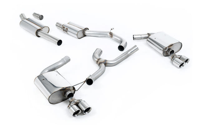 Milltek cat-back udstødning til Seat Leon ST Cupra 300 (4x4) Stationcar / Station Wagon / Combi, polerede tips