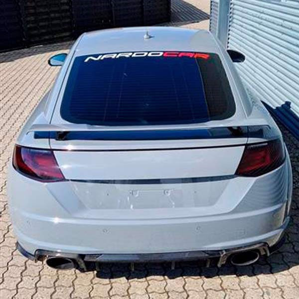Nardocar Sticker Stor (900x60 mm) - Grå/Rød på bil