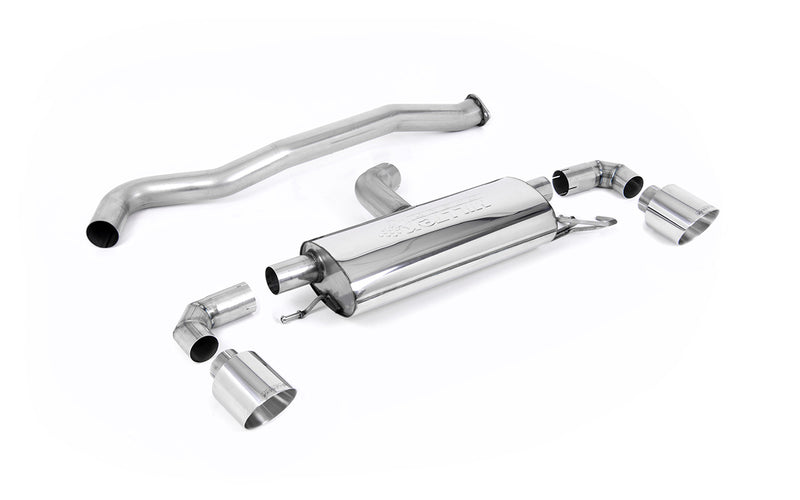 Milltek cat-back udstødning til Toyota Yaris GR & GR Circuit Pack 1.6T, ikke-resoneret, polerede tips