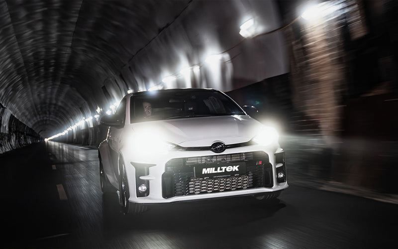 Milltek cat-back udstødning til Toyota Yaris GR & GR Circuit Pack 1.6T, ikke-resoneret, tips i børstet titanium – billede 11