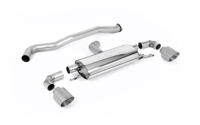 Milltek cat-back udstødning til Toyota Yaris GR & GR Circuit Pack 1.6T, ikke-resoneret, tips i børstet titanium – billede 10