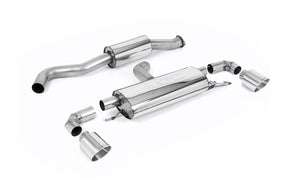 Milltek cat-back udstødning til Toyota Yaris GR & GR Circuit Pack 1.6T, resoneret, polerede tips – billede 3