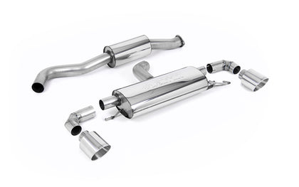 Milltek cat-back udstødning til Toyota Yaris GR & GR Circuit Pack 1.6T, resoneret, polerede tips – billede 3