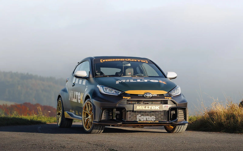 Milltek GPF-back udstødning til Toyota Yaris GR, resoneret, tips i kulfiber – billede 5