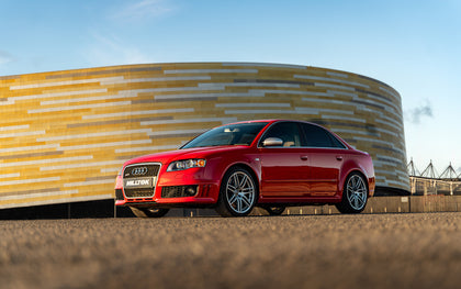 Milltek cat-back udstødning til Audi RS4 B7 - V2 Valved Cat-Back med Active H Pipe og Polished Ovals, tips i brændt titanium – billede 17