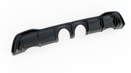 Maxton rear valance til Volkswagen Golf Hatchback Mk8 / Mk8 Facelift – blank sort – billede 9 af 10