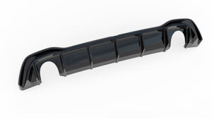 Maxton rear valance til Volkswagen Golf Mk8 – blank sort – billede 10 af 10