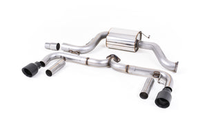 Milltek cat-back udstødning til Volkswagen Beetle 2.0 TSI (A5 Chassis), ikke-resoneret, sorte tips – billede 3
