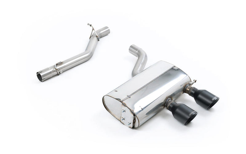 Milltek cat-back udstødning til Volkswagen Golf MK5 R32 3.2 V6, ikke-resoneret, sorte tips – billede 3