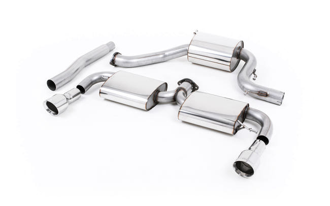Milltek cat-back udstødning til Volkswagen Scirocco R - GT100 Tip