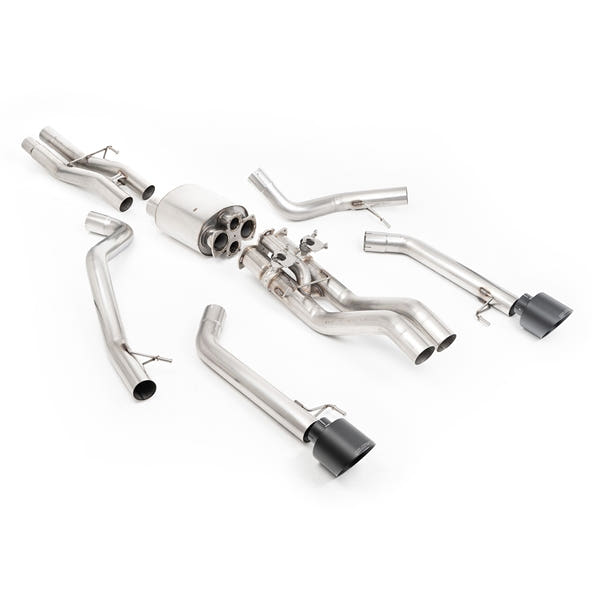 Milltek endrør til Ford F150 Raptor 3.5 V6 EcoBoost (Gen 3), sorte tips – billede 2