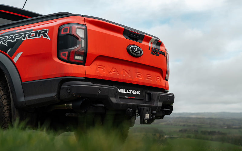 Milltek endrør til Ford Ranger Raptor Ranger 3.0 V6 Twin Turbo (benzin), sorte tips – billede 2