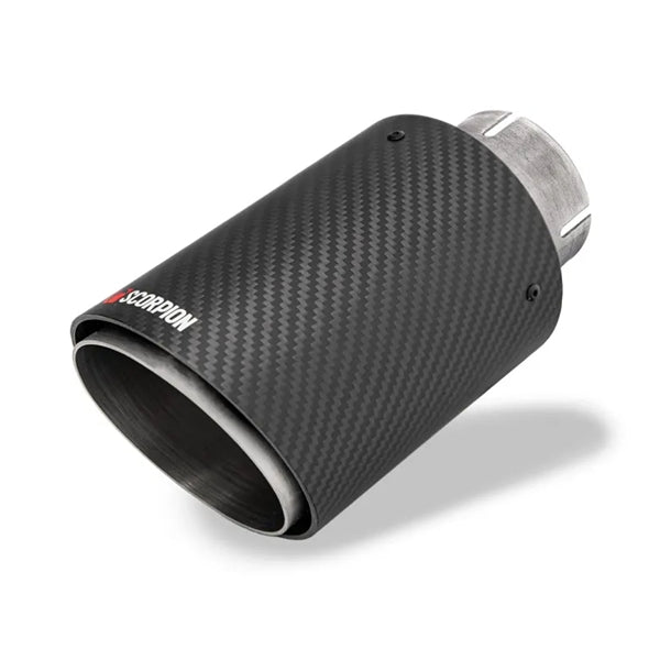 Scorpion Non-Resonated CAT/GPF-Back System Without Valves - Audi S3 - Daytona Ceramic