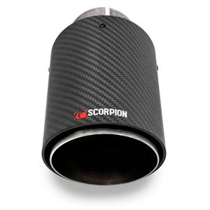 Scorpion Twin 100mm Carbon Fiber Ascari Trim - Audi TT 8N