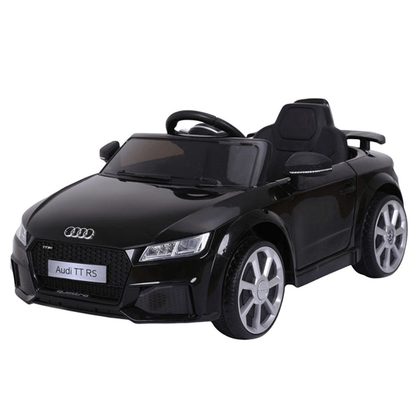 Audi TT RS 12V Elbil til børn - Sort - 3 års garanti