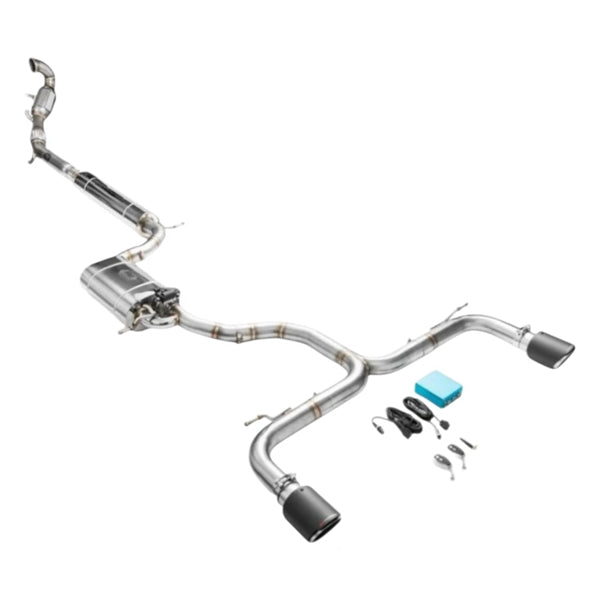 RM Motors Complete Exhaust System For VW Golf 7 VII GTI With Sport Catalyst, Euro 3, 200 cpsi, 89 mm, Tip - 1