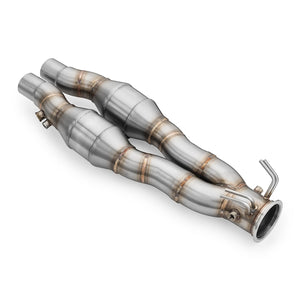 RM Motors Downpipe AUDI RS3 8Y 2.5 TFSI med varmeskjold og lyddæmper – produktbillede 6