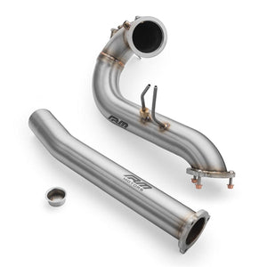 RM Motors Downpipe Sæt Audi A8 S8 / Quattro 3.0 TDI – katalysator Uden, lyddæmper Uden, varmeskjold Uden