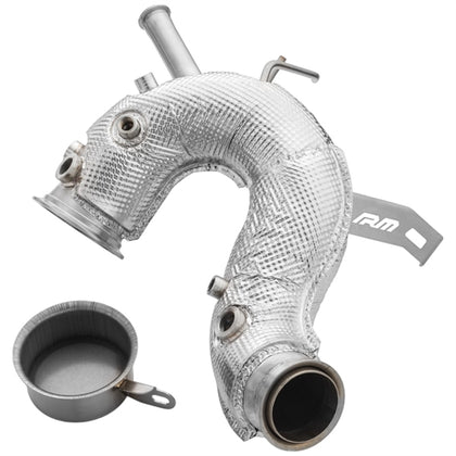 RM Motors Downpipe Set Volkswagen Golf VIII 2.0 TDI GTD + Heat Shield