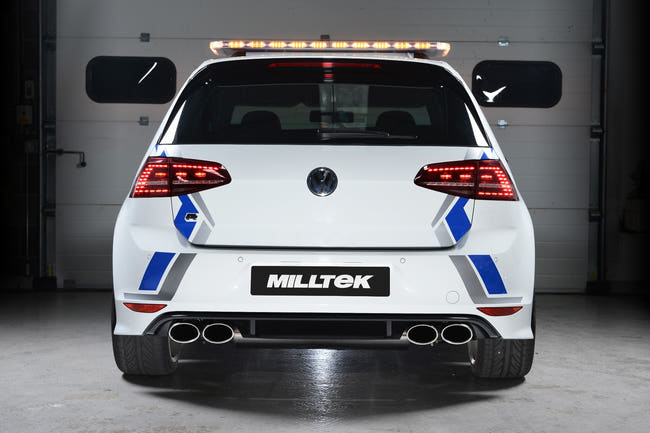 Milltek cat-back udstødning til Volkswagen Golf MK7 R 2.0 TSI 300PS, ikke-resoneret – billede 2