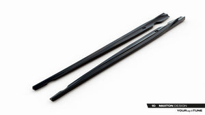 Maxton sideskørter til Volkswagen Scirocco Mk3 – blank sort – billede 6 af 6