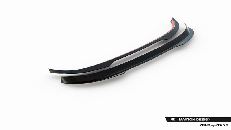 Maxton spoiler cap til Volkswagen Scirocco Mk3 – blank sort – billede 6 af 7