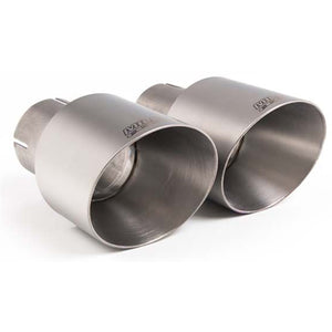 Milltek cat-back udstødning til System Non-Resonated VW Scirocco, ikke-resoneret, tips i børstet titanium – billede 4
