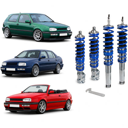 JOM Blueline Gevindundervogn VW Golf 3 / Vento – billede 3