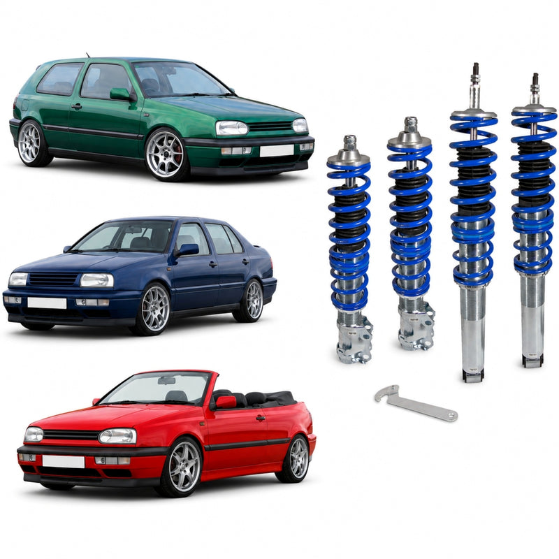 JOM Blueline Gevindundervogn VW Golf 3 / Vento – billede 3
