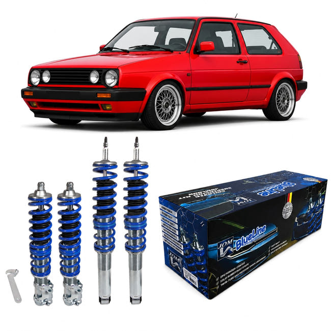 JOM Blueline Gevindundervogn VW Golf 2 / Jetta 2 – billede 1