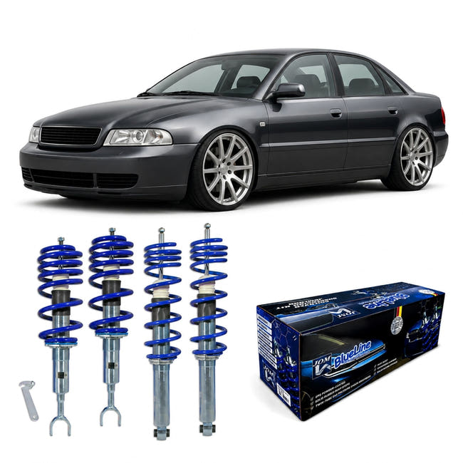 JOM Blueline Gevindundervogn Audi A4 B5 – billede 1
