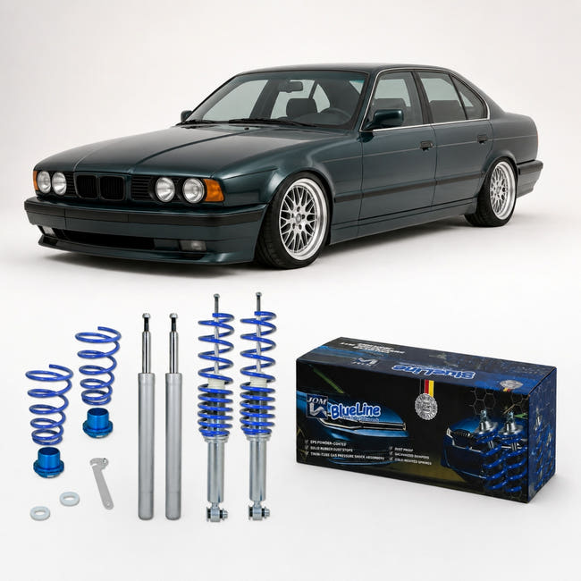 JOM Blueline Gevindundervogn BMW 5-Serie E34 – billede 1