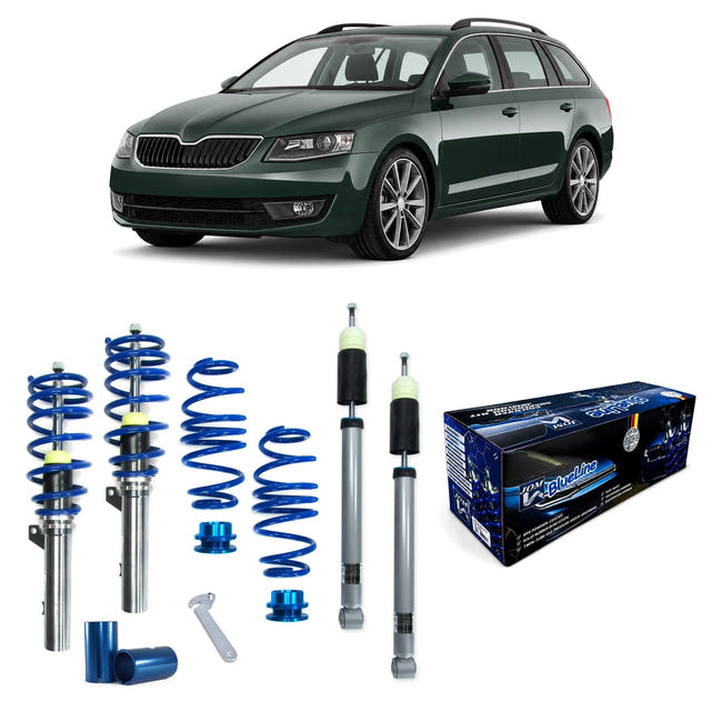 JOM Blueline Gevindundervogn Skoda Octavia 5E – billede 2