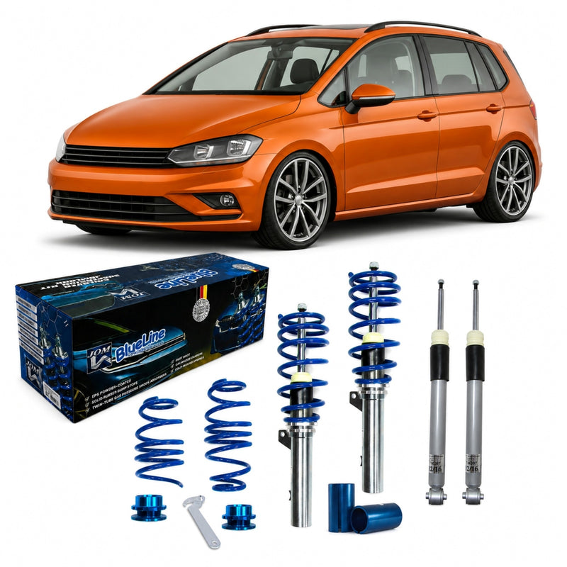 JOM Blueline Gevindundervogn VW Golf 7 – billede 2