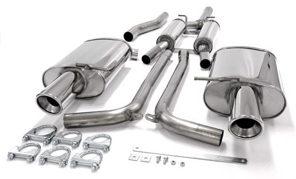TA-Technix Duplex Catback system i rustfrit stål Audi A4 B6