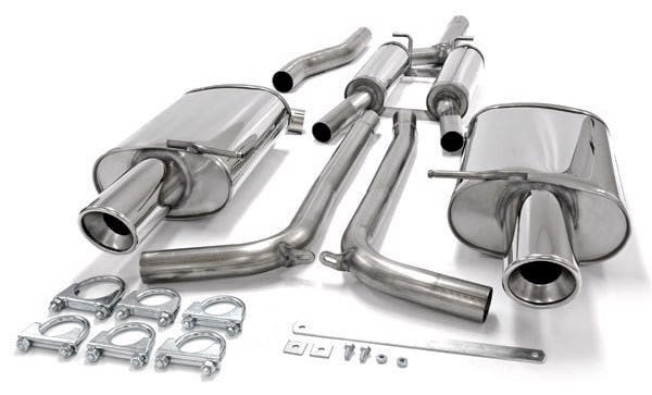 TA-Technix Duplex Catback system i rustfrit stål Audi A4 B7