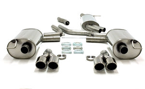 TA-Technix Duplex Catback system i rustfrit stål Audi A6 C6