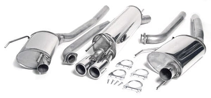 TA-Technix Catback system i rustfrit stål Opel Omega B