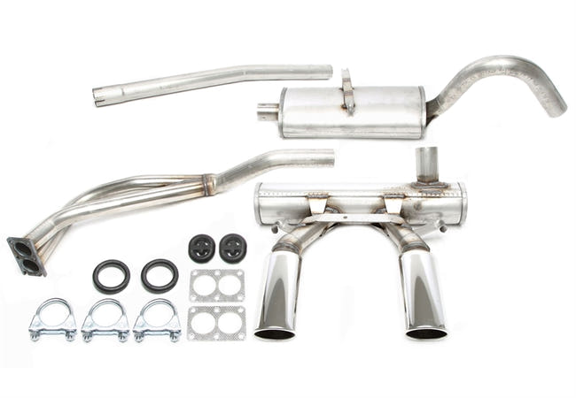 TA-Technix Duplex Catback system i rustfrit stål Opel GT Coupe