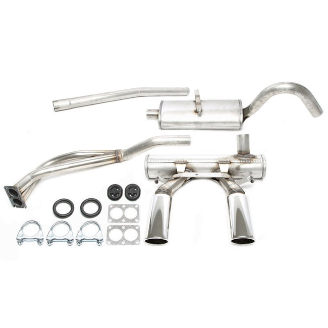 TA-Technix Duplex Catback system i rustfrit stål Opel GT Coupe